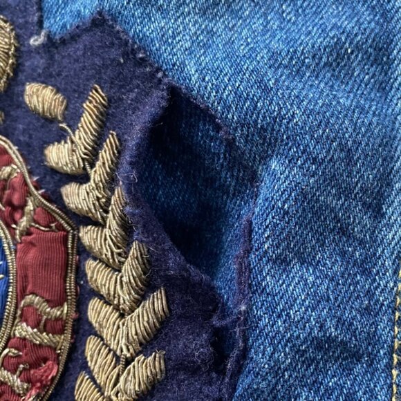 Tommy Hilfiger Tommy Jeans Women's Logo Patch Denim Jean Jacket, Size Medium - Picture 15 of 16